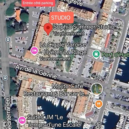 Sophia Summer Studio, Vue Cote Avec Clim Et Parking شقة *
